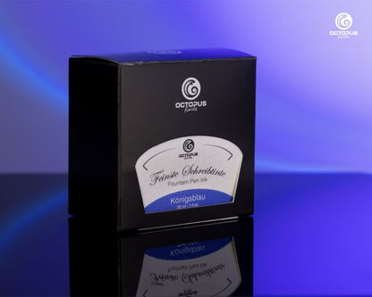 Octopus Fluids Fountain Pen Ink Set Classic Royal Blue Erasable with Converter