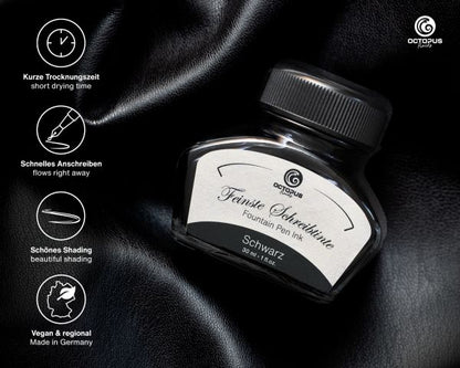 Octopus Fluids Fountain Pen Ink Classic Writing Inks Black