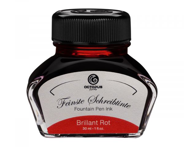 Octopus Fluids Schreibtinte Classic Brilliant Rot