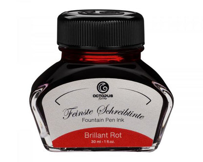 Octopus Fluids Schreibtinte Classic Brilliant Rot