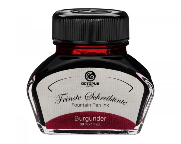 Octopus Fluids Fountain Pen Ink Classic Burgundy