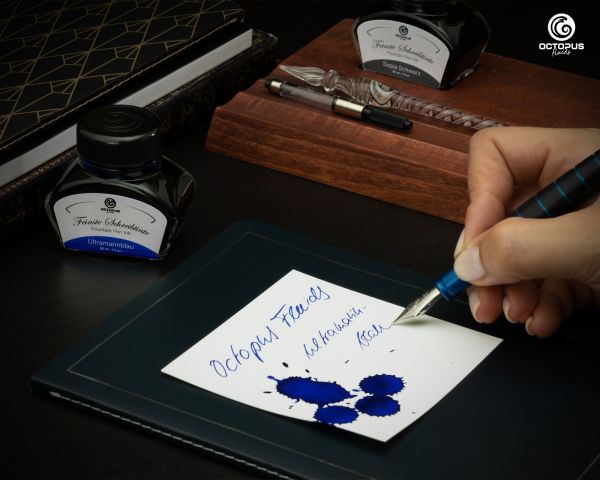 Octopus Fluids Fountain Pen Ink Classic Ultramarine Blue