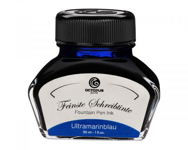 Octopus Fluids Fountain Pen Ink Classic Ultramarine Blue