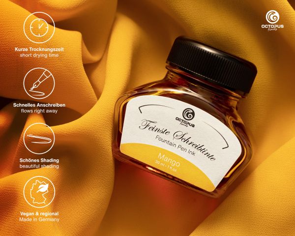 Octopus Fluids Füllhaltertinte Classic Schreibtinten Mango