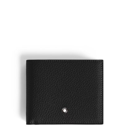 Montblanc, Portemonnaie Meisterstück Soft Grain, Brieftasche Geldbörse 8 cc Schwarz