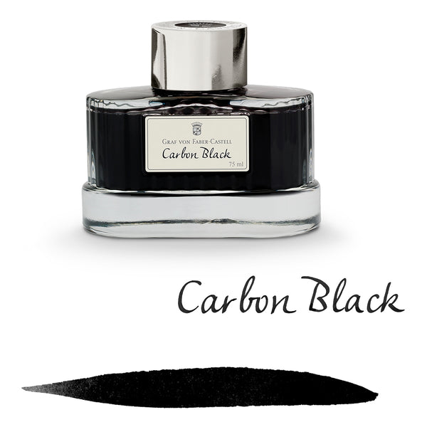 Graf von Faber-Castell, Ink Bottle, 75 ml, Carbon Black