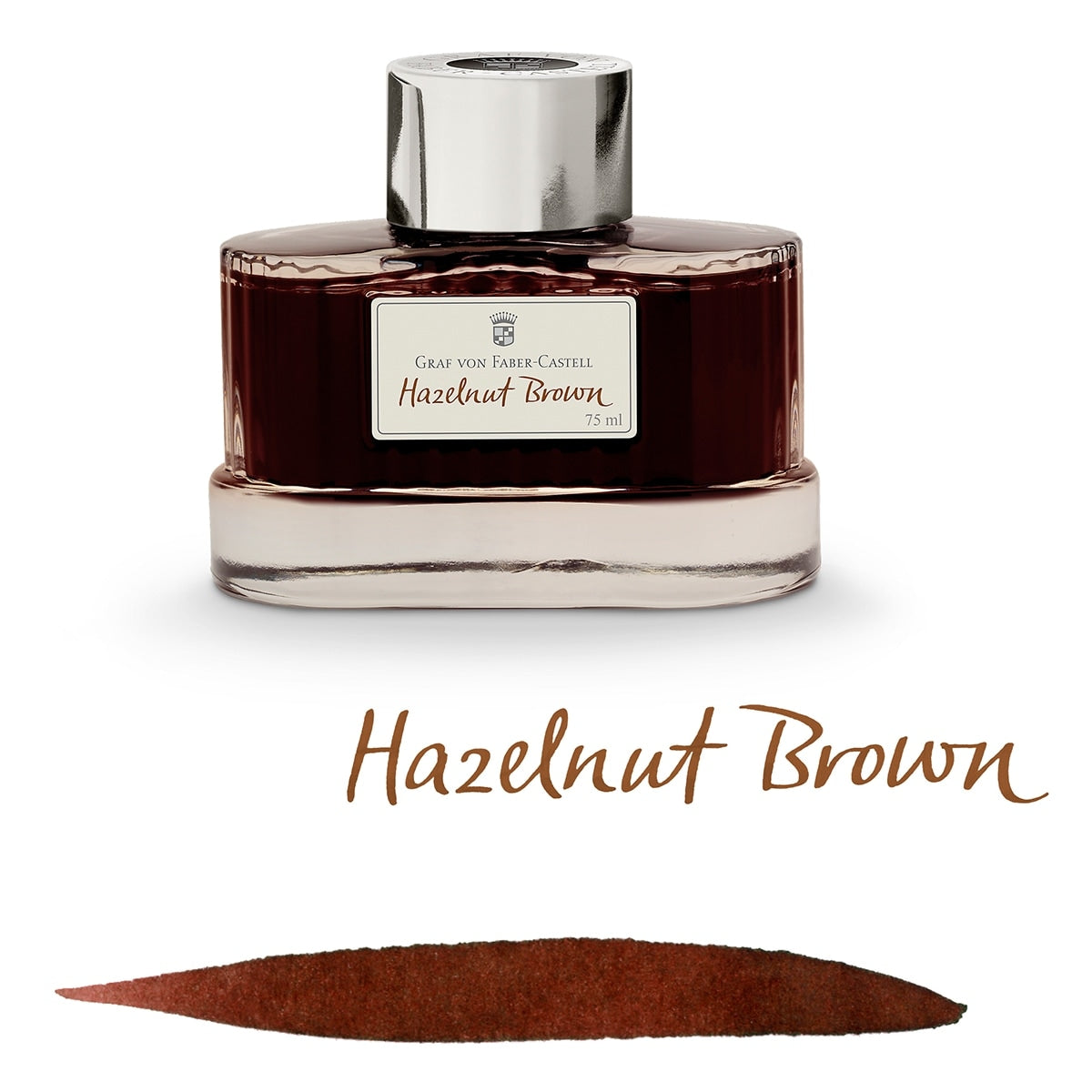 Graf von Faber-Castell, Encre en flacon, 75 ml, Hazelnut Brown