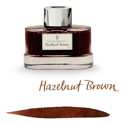 Graf von Faber-Castell, Encre en flacon, 75 ml, Hazelnut Brown