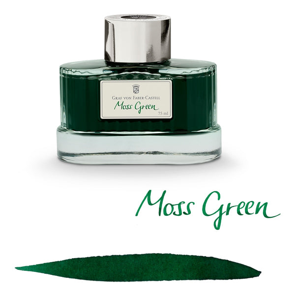 Graf von Faber-Castell, Ink Bottle, 75 ml, Moss Green