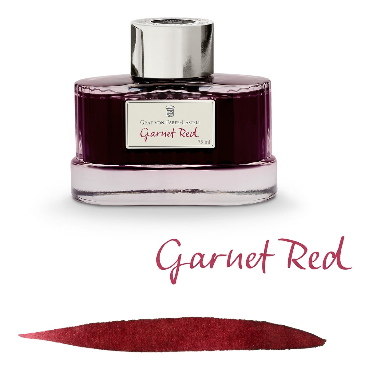 Graf von Faber-Castell, pot d'encre, 75 ml, Rouge Grenat