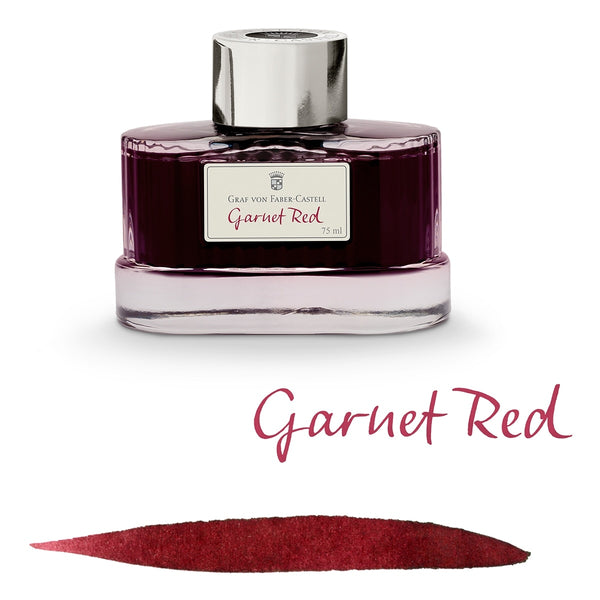 Graf von Faber-Castell, Tintenglas, 75 ml, Garnet Red