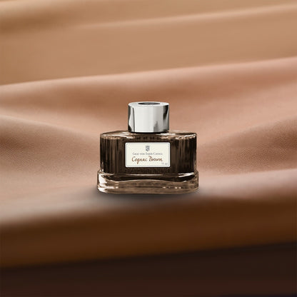 Graf von Faber-Castell, Ink Bottle, 75 ml, Cognac Brown