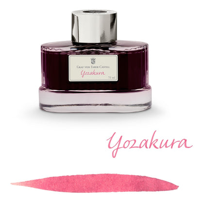 Graf von Faber-Castell, Stylo-plume Guilloche, Plume 18 carats, Rose Blush, Coffret cadeau