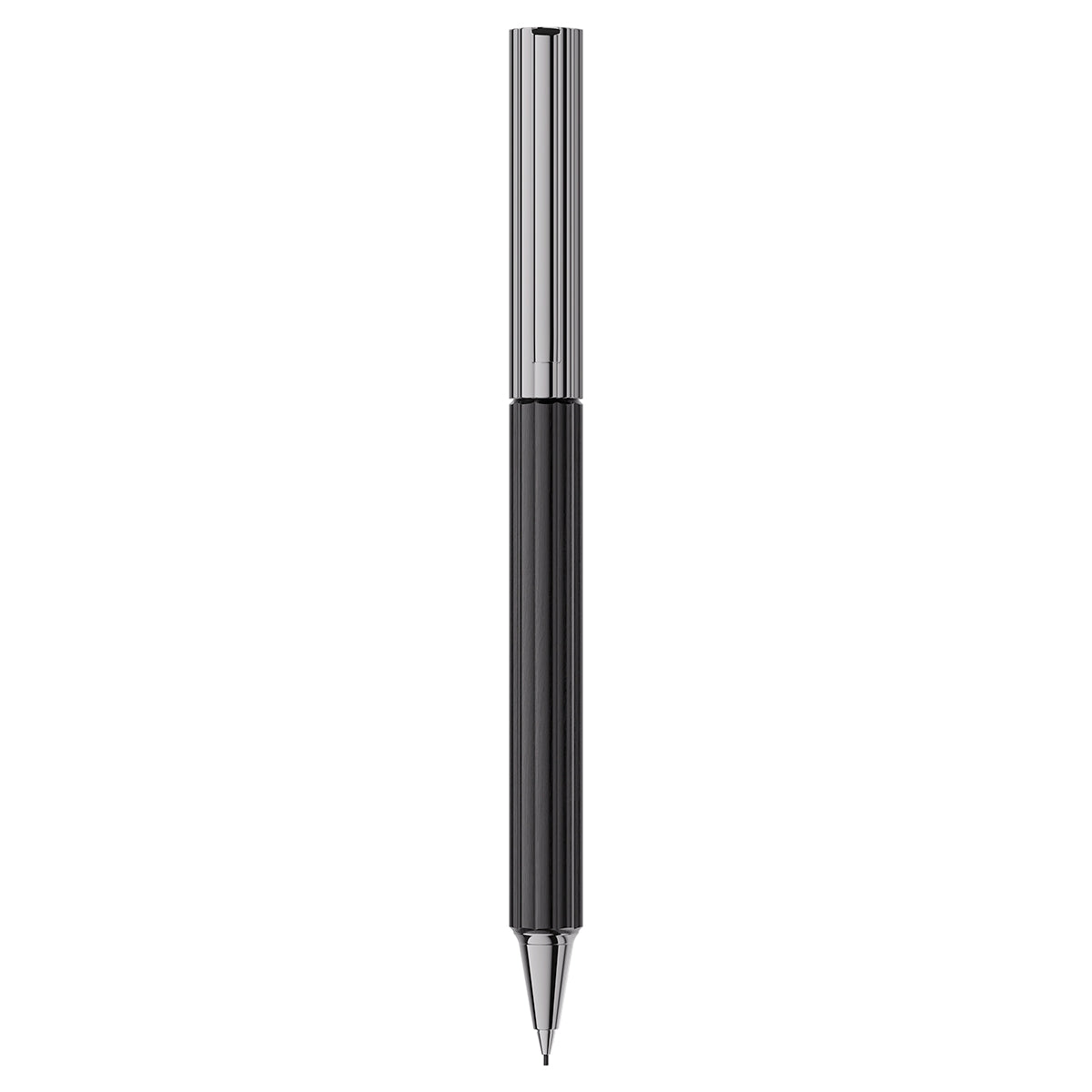 Graf von Faber-Castell Bloom Ebony Mechanical Pencil, ruthenium-plated, 0.5mm, black