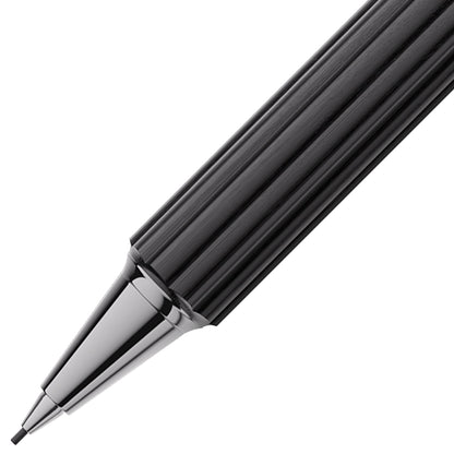 Graf von Faber-Castell Bloom Ebony Mechanical Pencil, ruthenium-plated, 0.5mm, black