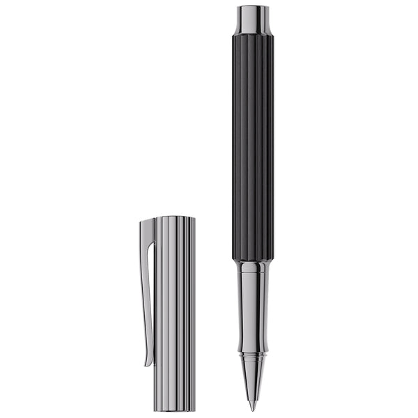 Graf von Faber-Castell Tintenroller Bloom Ebenholz, rutheniert, schwarz