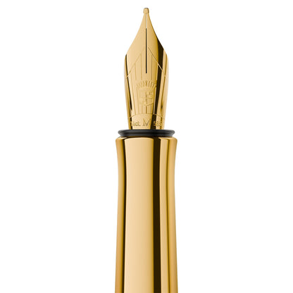 Graf von Faber-Castell Fountain Pen Bloom Hornbeam, gold-plated, 14kt, cream