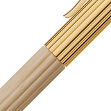 Graf von Faber-Castell Füller Bloom Hainbuche, vergoldet, 14Kt, creme