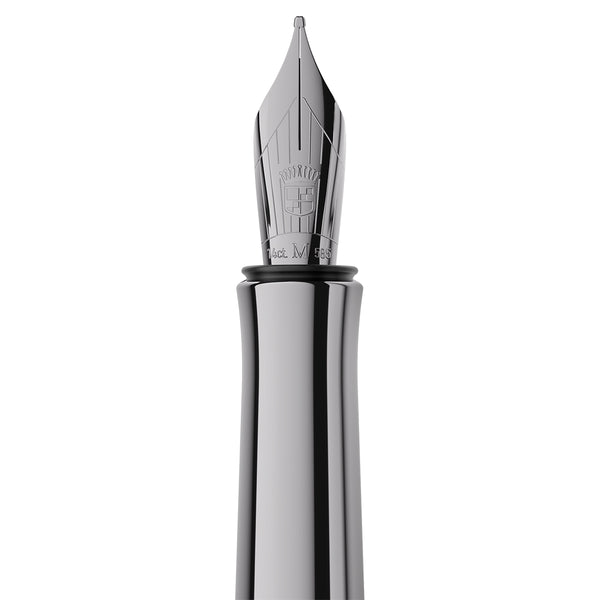 Graf von Faber-Castell Füller Bloom Ebenholz, rutheniert, 14Kt, schwarz