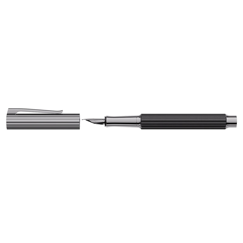 Graf von Faber-Castell Füller Bloom Ebenholz, rutheniert, 14Kt, schwarz