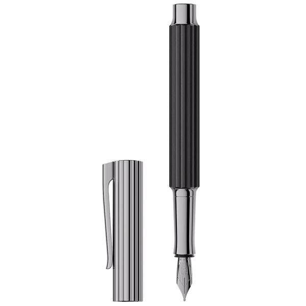 Graf von Faber-Castell Füller Bloom Ebenholz, rutheniert, 14Kt, schwarz