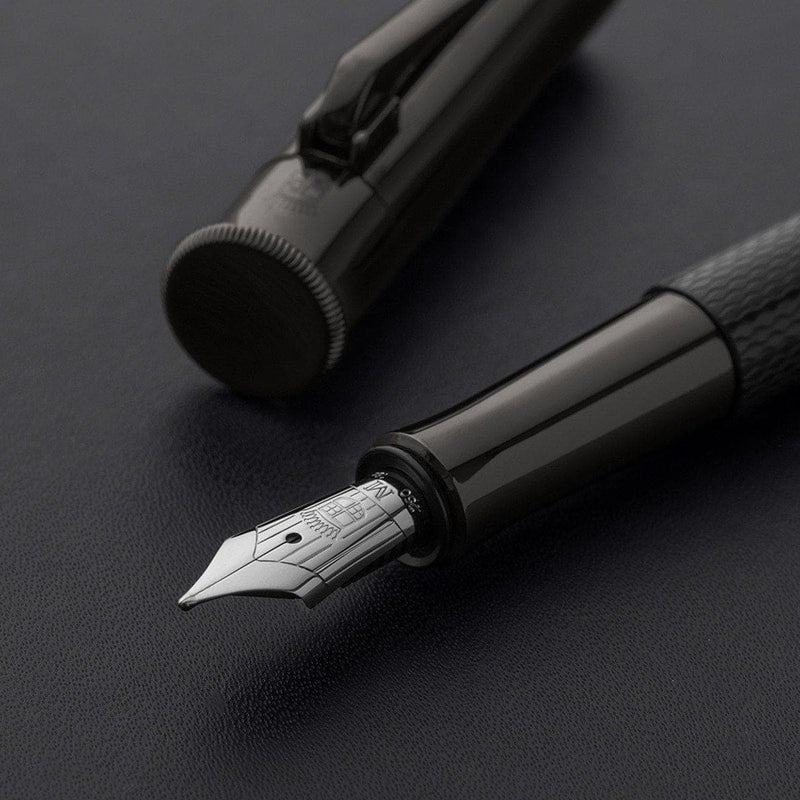 Graf von Faber - Castell Füller, Guilloche Black Edition, 18Kt, schwarz - 9