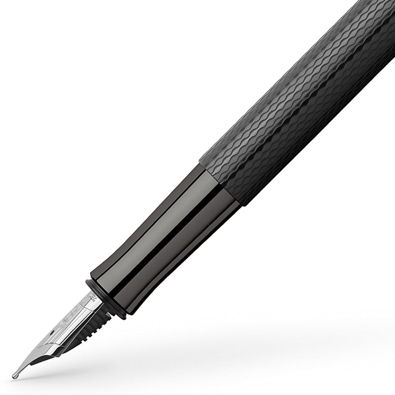 Graf von Faber - Castell Füller, Guilloche Black Edition, 18Kt, schwarz - 3