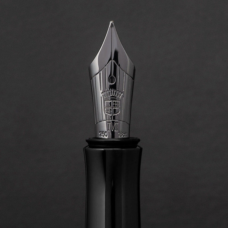 Graf von Faber - Castell Füller, Guilloche Black Edition, 18Kt, schwarz - 6