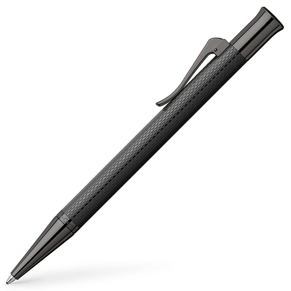 Stylo à bille Graf von Faber-Castell, Guilloche Black Edition, noir