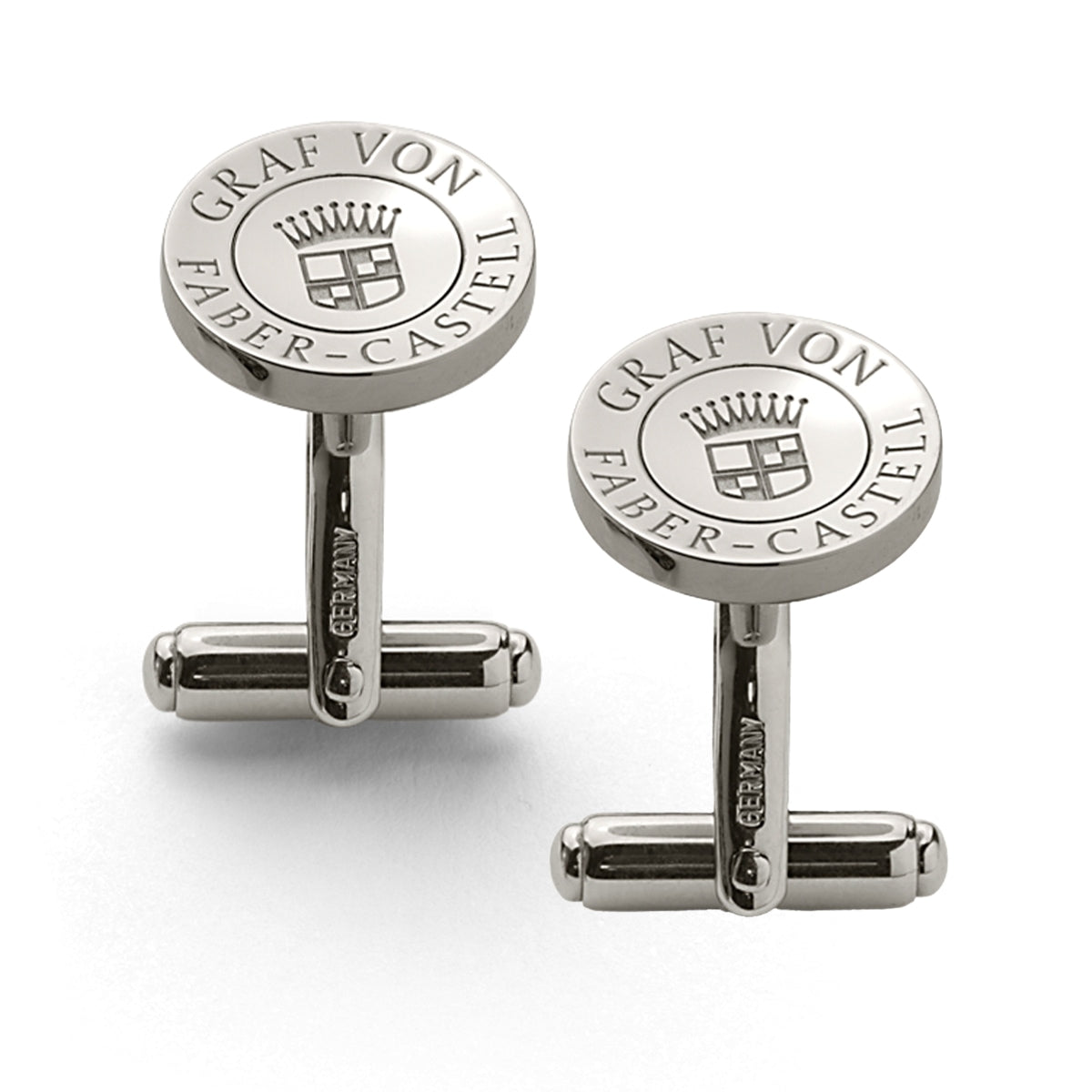 Graf von Faber-Castell, Cufflinks Set of 2, (platinum-plated)