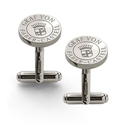 Graf von Faber-Castell, Cufflinks Set of 2, (platinum-plated)