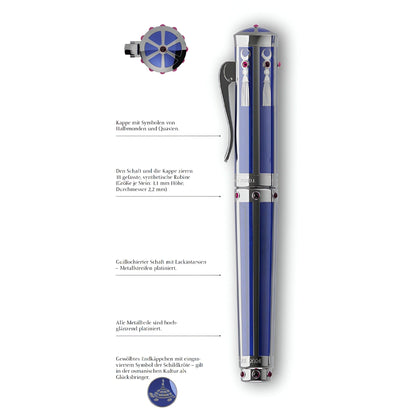 Graf von Faber-Castell Rollerball Pen of the Year 2024 - Limited Edition Ottoman, blue