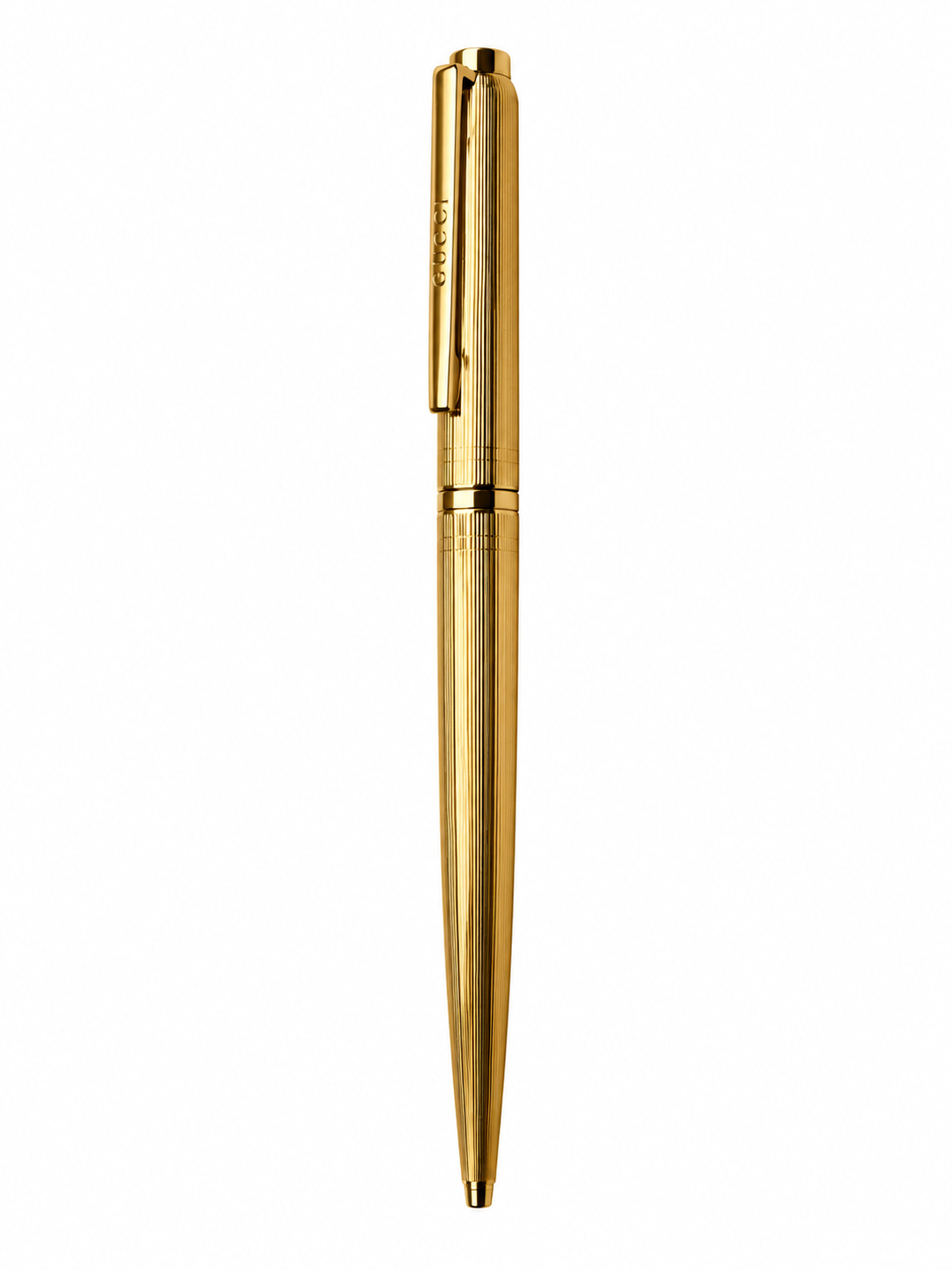 Gucci, Kugelschreiber mit Etui - Interlocking G, Gold
