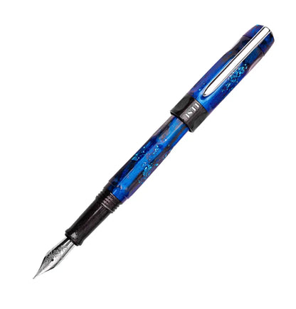 BENU Fountain Pen Talisman Silver, Hawk's Eye