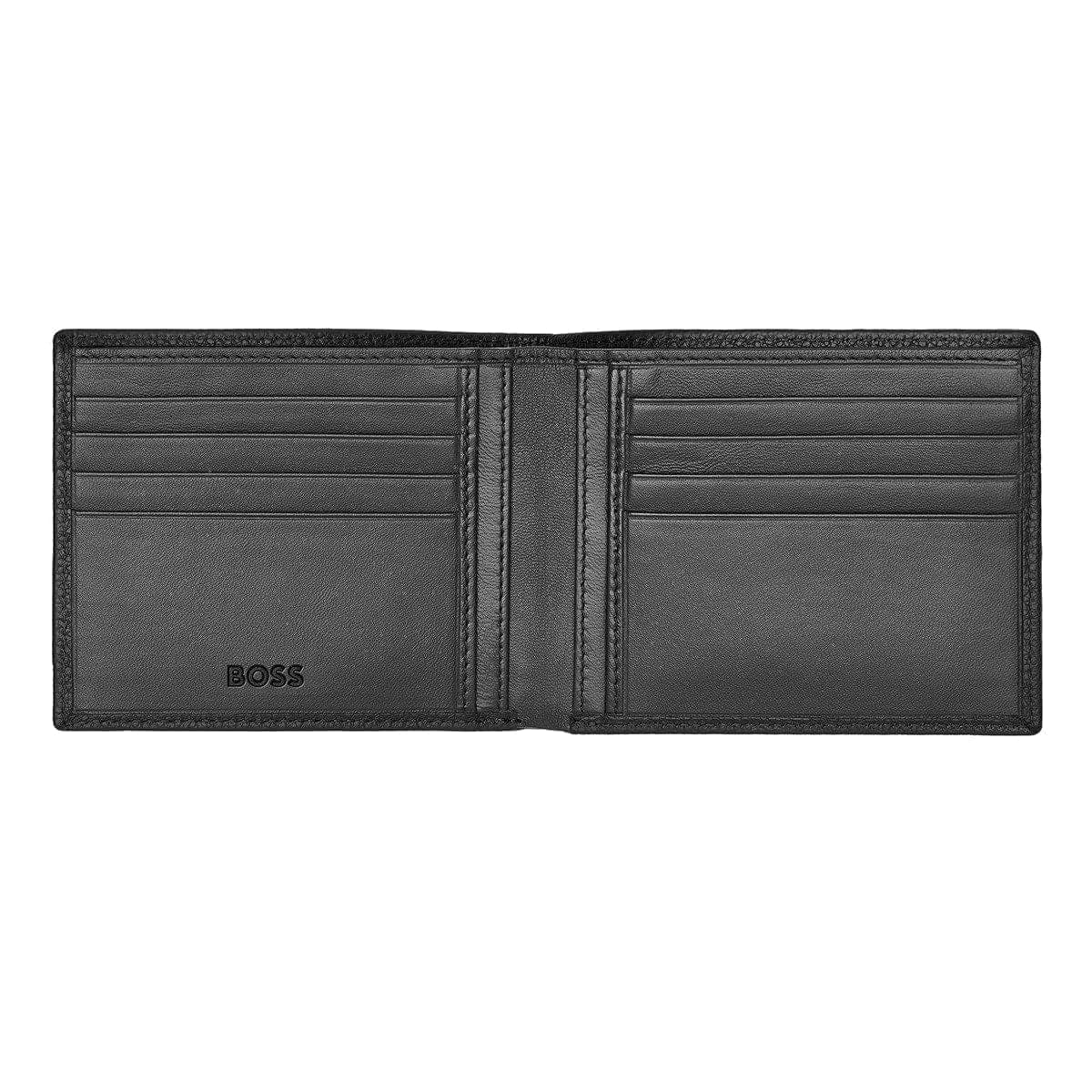 HUGO BOSS Brieftasche, Classic Grained, Black, 5