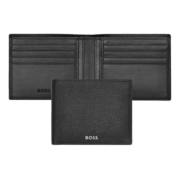 HUGO BOSS Portefeuille, Classic Grained, Noir
