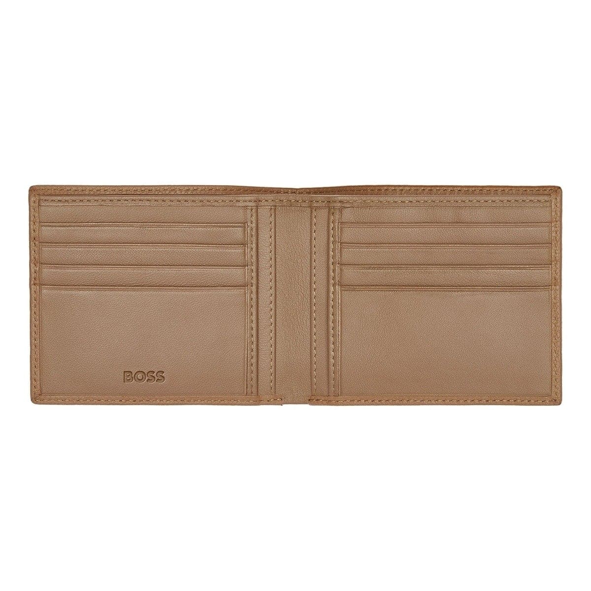 HUGO BOSS Brieftasche, Classic Grained, Camel, 4