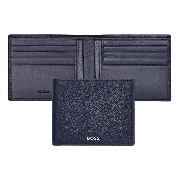 HUGO BOSS Wallet, Classic Grained, Navy
