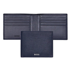 HUGO BOSS Brieftasche, Classic Grained, Navy