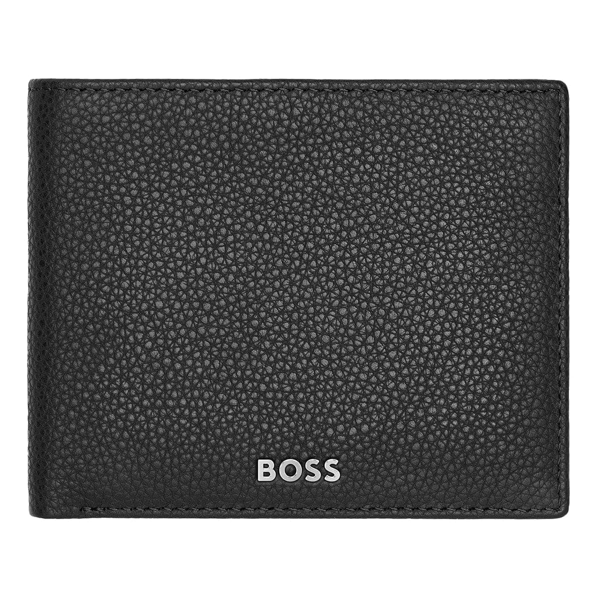HUGO BOSS Brieftasche, Classic mit Klappe Grained, Black, 4