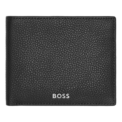 HUGO BOSS Brieftasche, Classic mit Klappe Grained, Black, 4