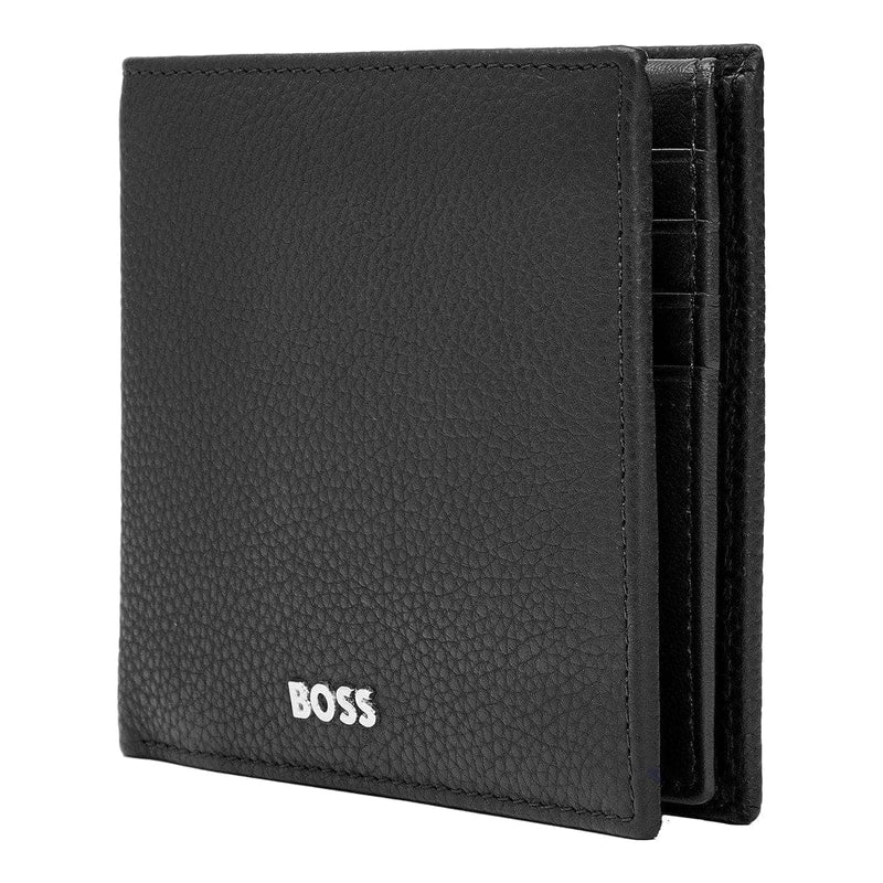 HUGO BOSS Brieftasche, Classic mit Klappe Grained, Black, 6