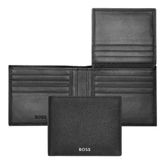 HUGO BOSS Brieftasche, Classic mit Klappe Grained, Black