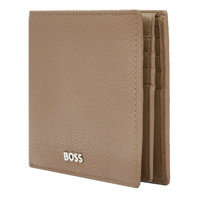 HUGO BOSS Brieftasche, Classic mit Klappe Grained, Camel, 5