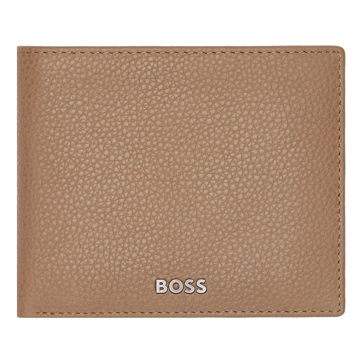 HUGO BOSS Brieftasche, Classic mit Klappe Grained, Camel, 6