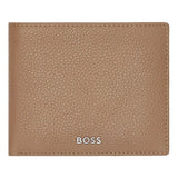 HUGO BOSS Brieftasche, Classic mit Klappe Grained, Camel, 6