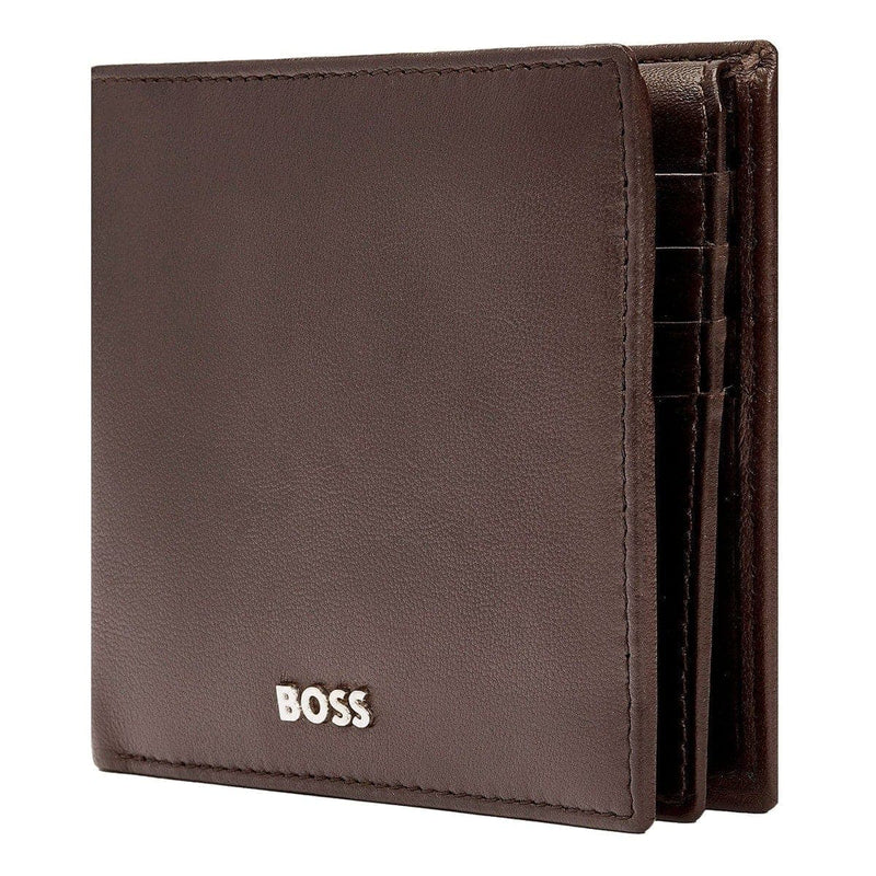 HUGO BOSS Brieftasche, Classic mit Klappe Smooth, Brown, 7