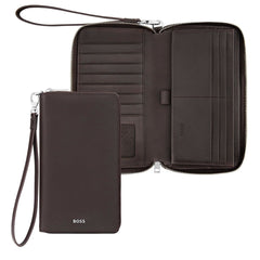 HUGO BOSS Brieftasche Classic Smooth, braun
