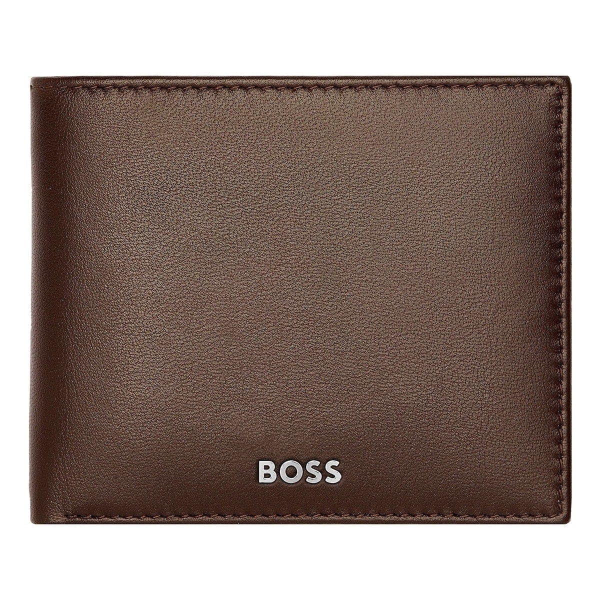 HUGO BOSS Brieftasche, Classic Smooth, Brown, 4