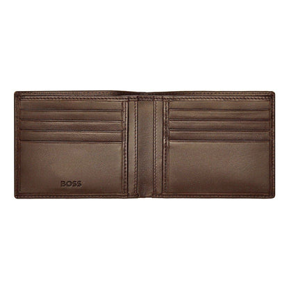 HUGO BOSS Brieftasche, Classic Smooth, Brown, 5